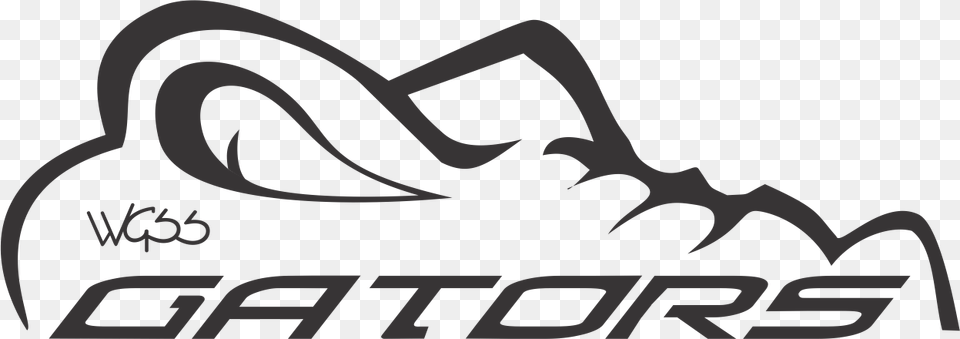 Pdf Florida Gators Logo Black And White, Stencil, Text Free Png