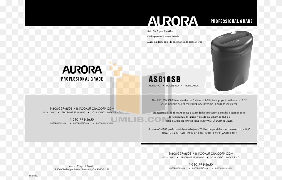 Pdf For Aurora Other As618sb Shredders Manual, Advertisement, Poster Free Transparent Png