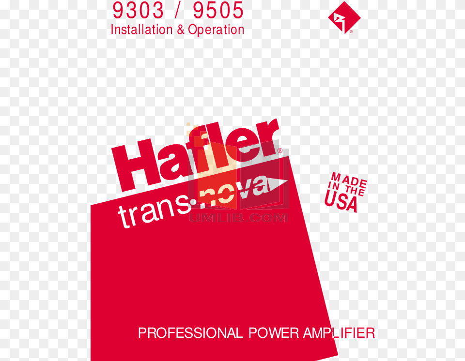 Pdf For Hafler Amp 9505 Manual User Guide, Advertisement, Poster, Dynamite, Weapon Png