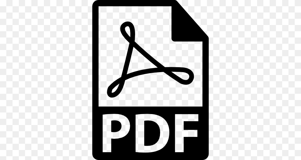 Pdf Format Symbol, Sign, Smoke Pipe, Text Free Png Download