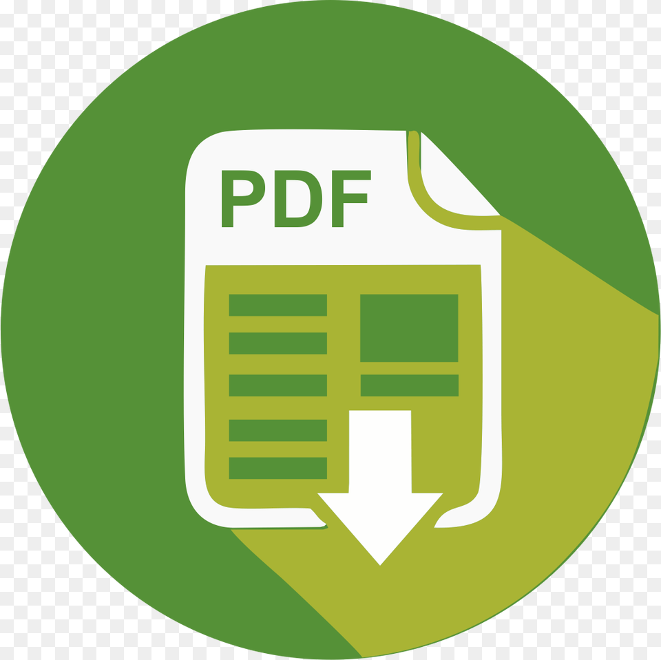 Pdf Icon Pdf, Green, Logo, Disk Png
