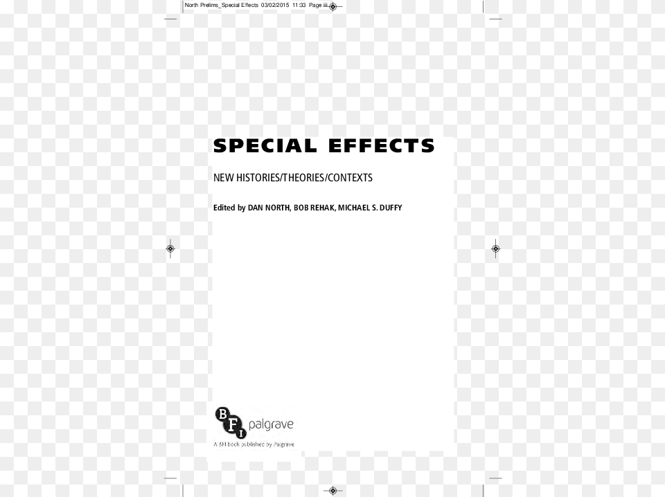 Pdf Special Effects New Histories Theories Contexts Screenshot, Page, Text, Advertisement, Poster Free Transparent Png