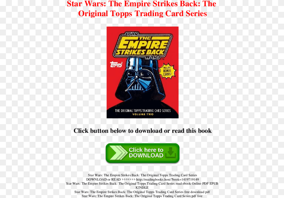 Pdf Star Wars The Empire Strikes Back The Original Empire Strikes Back Poster, Advertisement Png