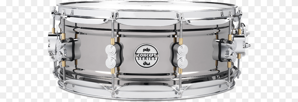 Pdp Black Nickel Over Steel Snare Drum 14x65 Inch, Musical Instrument, Percussion, Hot Tub, Tub Png