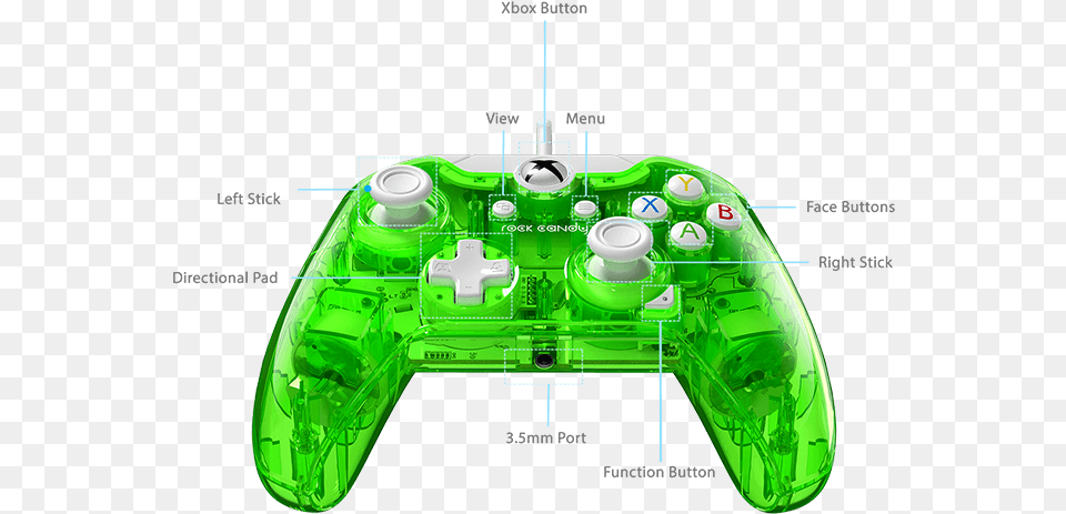 Pdp Blue Xbox Controller, Electronics, Joystick Free Transparent Png