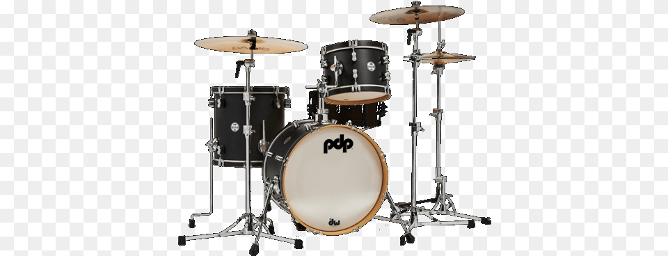 Pdp Concept Maple Classic 3 Piece Drum Kit With 18 Pdp Concept Maple Bebop, Musical Instrument, Percussion Png Image