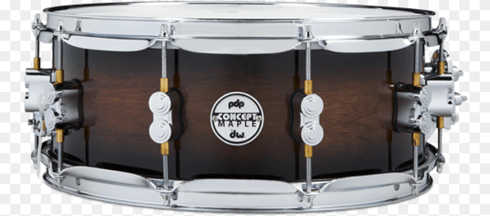 Pdp Concept Maple Red To Black Snare, Drum, Musical Instrument, Percussion, Hot Tub Free Png