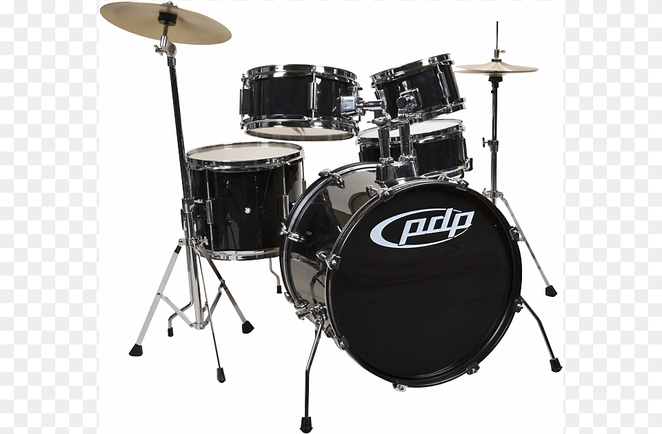 Pdp Player 5 Piece Junior Drum Set With Cymbals And Pdp Junior Drum Set, Musical Instrument, Percussion Free Transparent Png