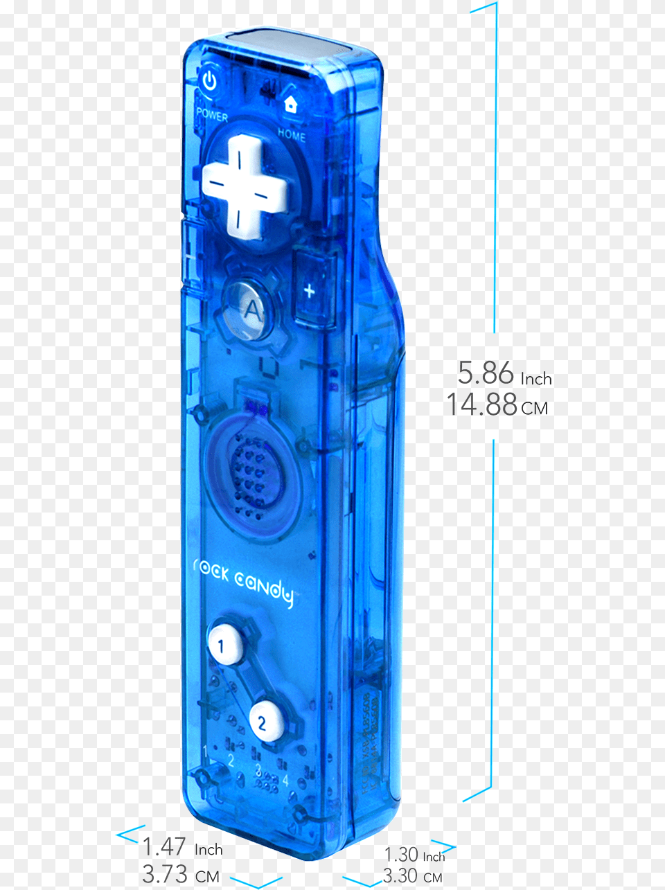 Pdp Rock Candy Wiiwii U Gesture Controller Blueberry Boom Wii, Camera, Electronics Free Transparent Png