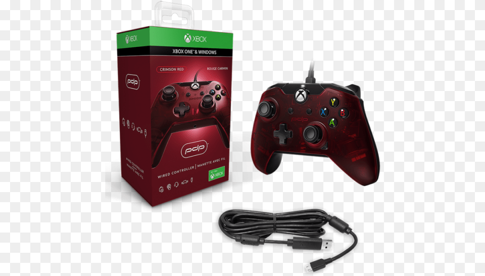 Pdp Wired Xbox One Controller Black, Electronics, Joystick Free Png
