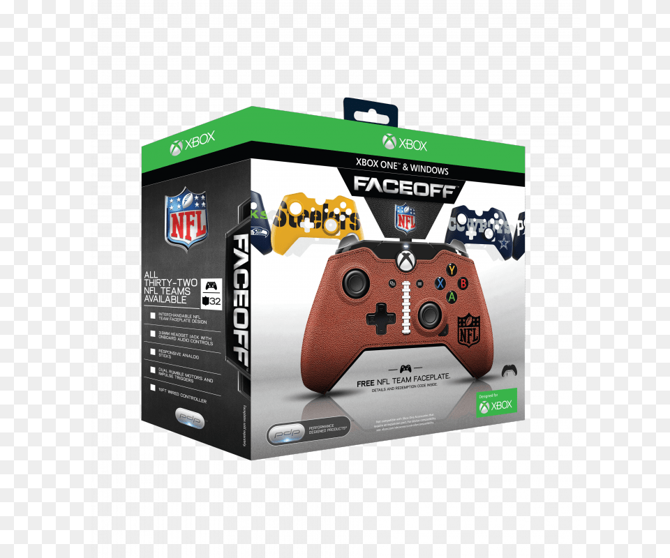 Pdp Xbox One Nfl Official Faceoff Controller Pdp Is Game Controller, Electronics Free Png Download