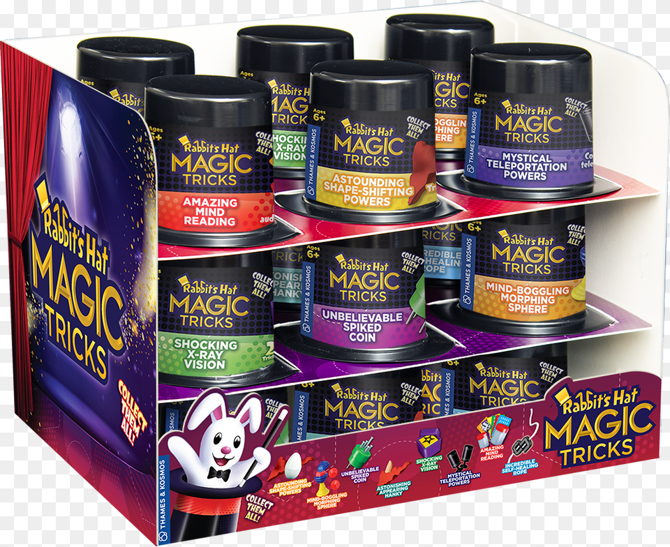 Pdq Rabbits Hat Magic Tricks, Tin, Aluminium, Can Free Png Download