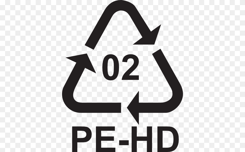 Pe Hd Clip Art, Recycling Symbol, Symbol, Sign, Device Free Transparent Png