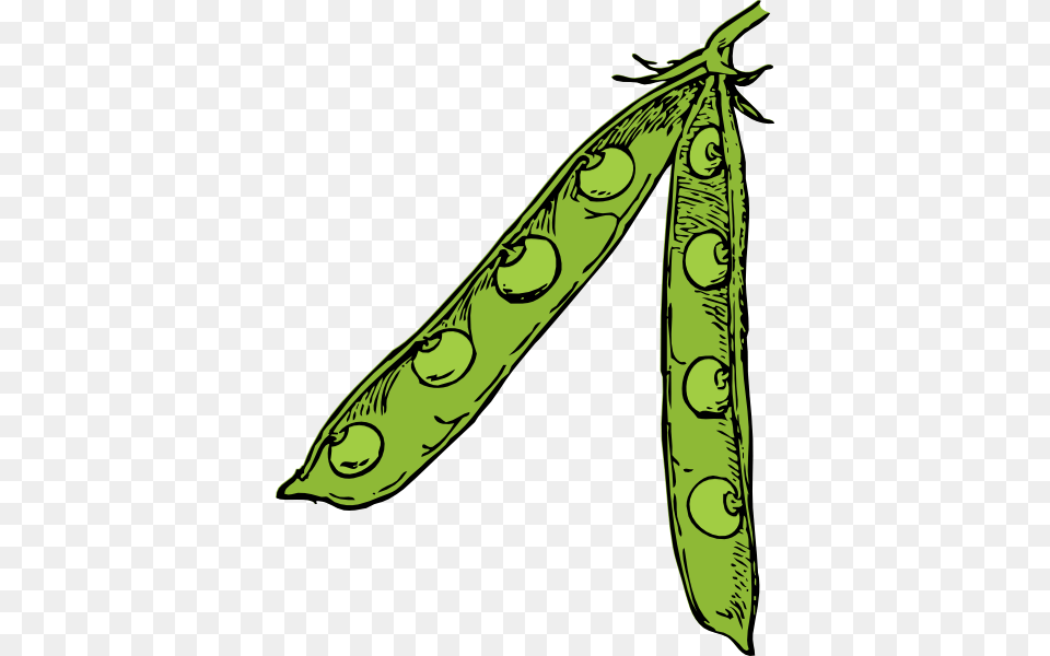 Pea Clipart Pod Background, Food, Plant, Produce, Vegetable Free Png
