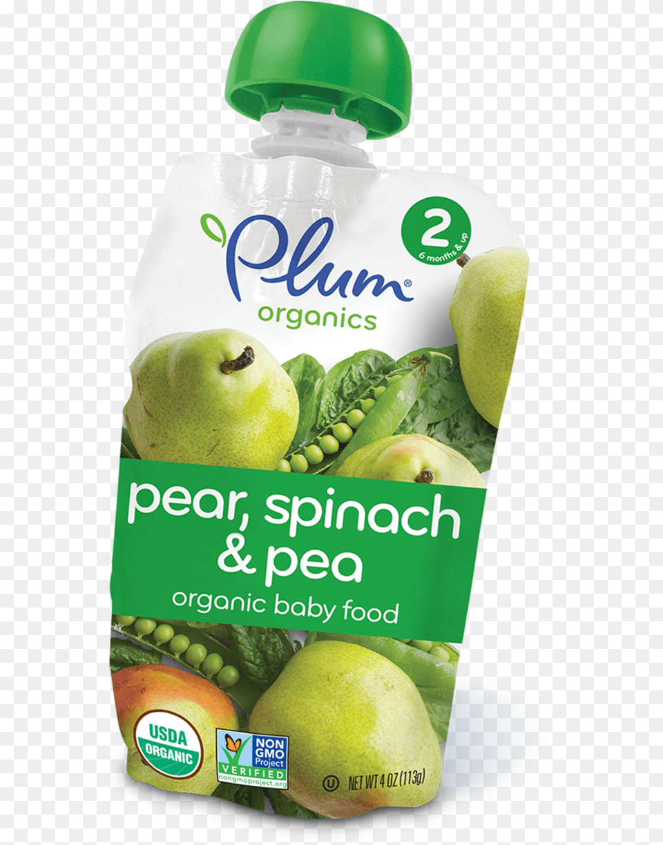 Pea Download Baby Pouch Food Plum, Fruit, Produce, Plant, Pear Png Image