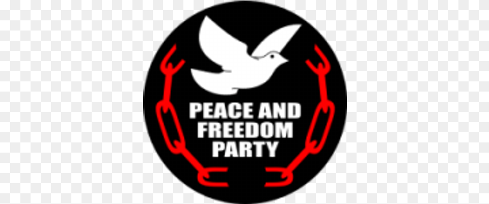Peace And Freedom Party Peace And Freedom Party Logo, Stencil, Animal, Bird, Symbol Free Png
