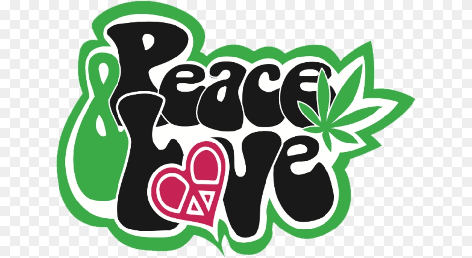 Peace And Love, Sticker, Art Free Transparent Png