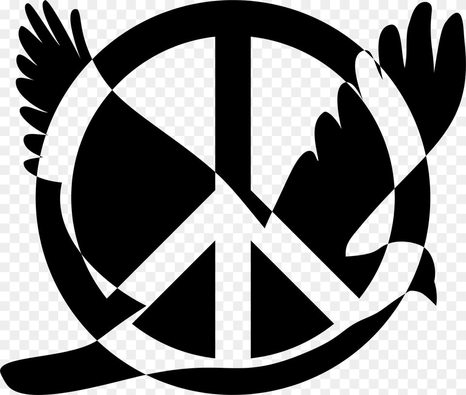 Peace And Peace Icons, Gray Free Transparent Png