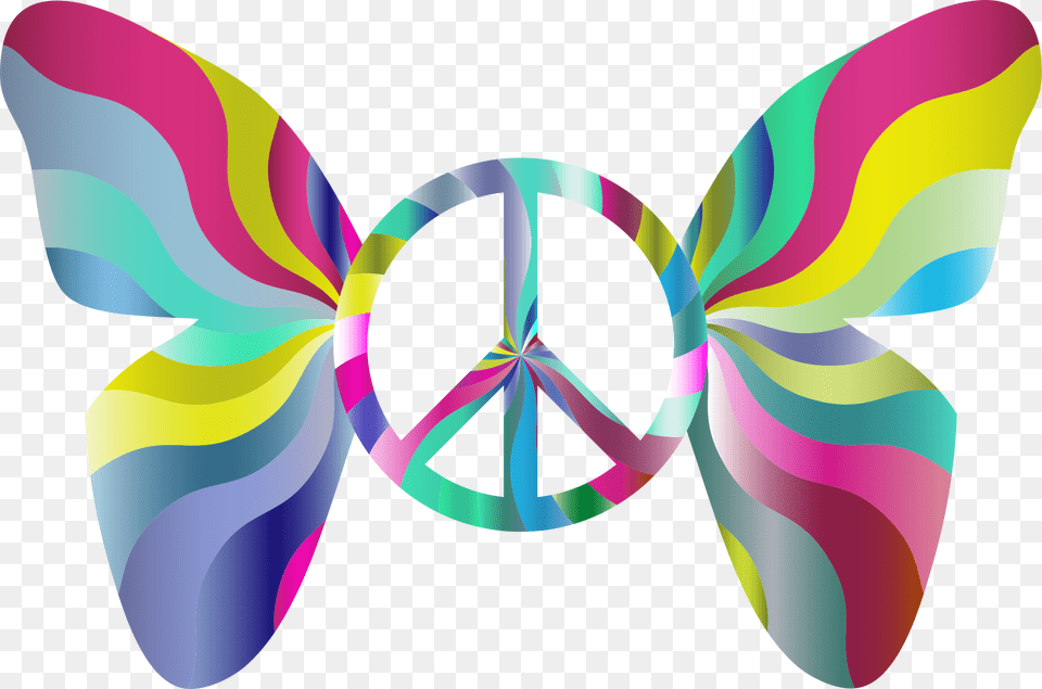 Peace Butterfly Clipart Butterfly Peace Sign, Art, Graphics, Dynamite, Weapon Free Png Download