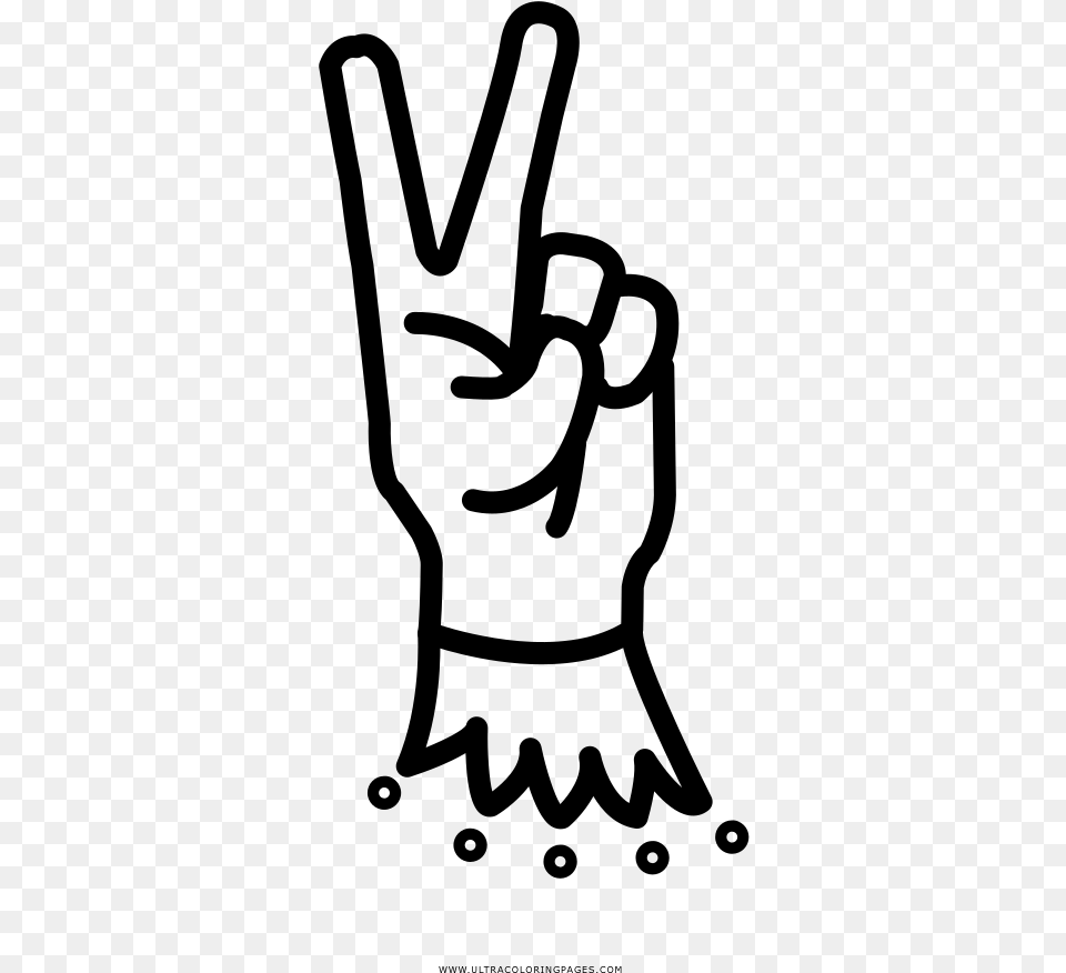 Peace Coloring, Gray Free Transparent Png