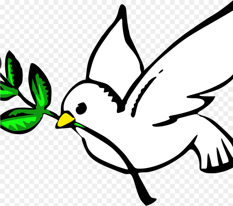 Peace Dove Clipart Vigil Background Dove Clipart, Plant, Leaf, Stencil, Herbs Free Transparent Png