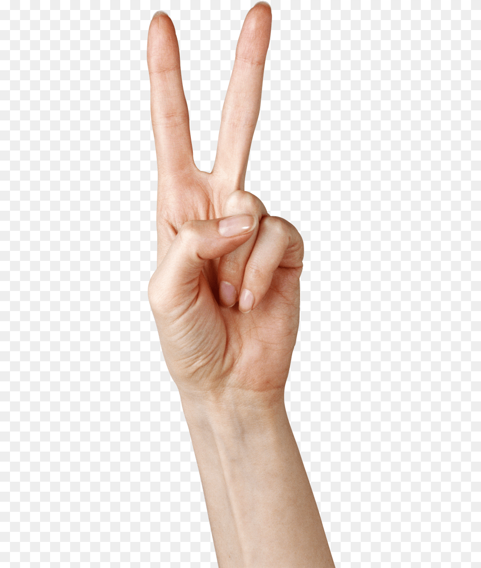 Peace Fingers Peace Sign Hand Transparent, Body Part, Finger, Person, Adult Png Image