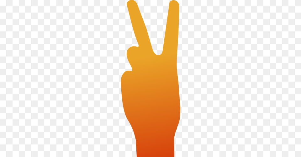 Peace Hand Sign Vector Image Red V, Clothing, Glove, Body Part, Person Free Png Download