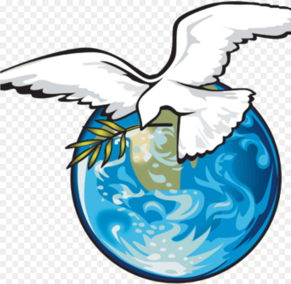 Peace Hatenylo Com Clip Christart History Peace On Earth Symbols, Animal, Bird, Flying, Astronomy Png Image