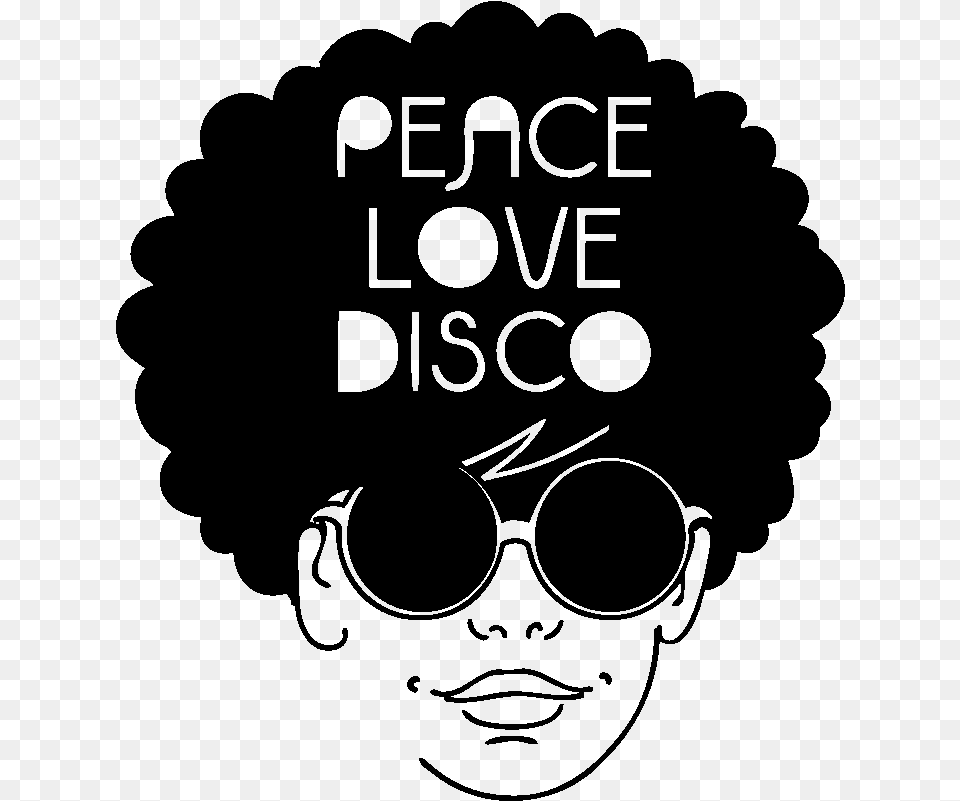 Peace Love And Disco, Gray Free Png Download