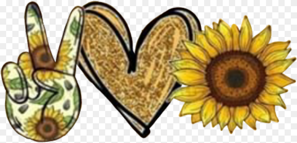 Peace Love Summer Sticker By Anna Peace Love Sunshine, Flower, Plant, Sunflower, Art Png