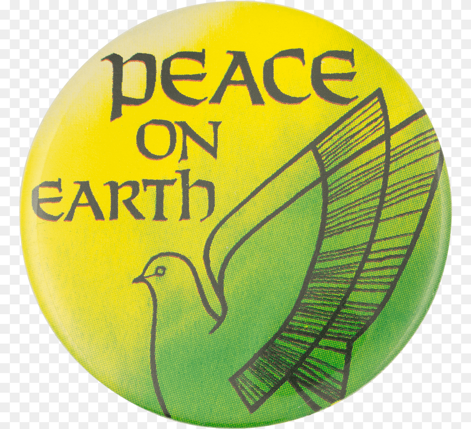 Peace On Earth Cause Button Museum Circle, Logo, Symbol, Badge, Animal Free Png