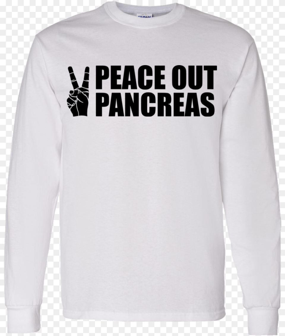 Peace Out Pancreas Shirt Sweatshirt, Clothing, Knitwear, Long Sleeve, Sleeve Free Png