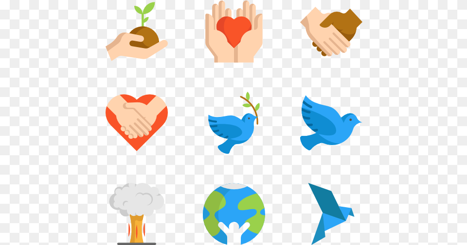 Peace Peace Icons, Animal, Bird, Art, Graphics Free Png Download