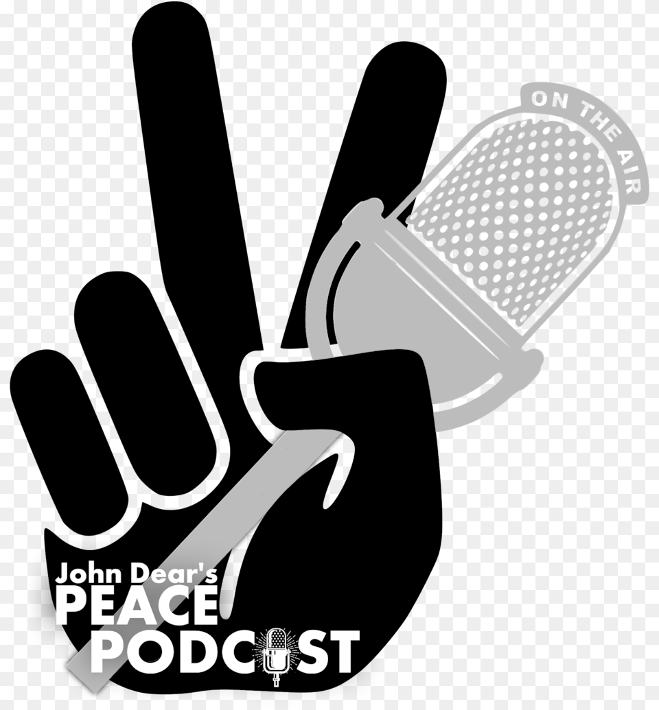 Peace Podcast Logo De Doigt Peace And Love, Electrical Device, Microphone, Indoors Free Png