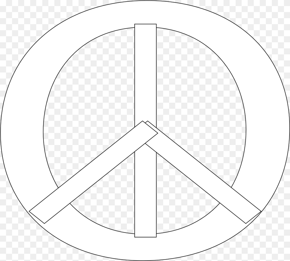 Peace Sign 19 Black White Line Art Christmas Peace Sign Green And Yellow, Symbol, Disk Png Image