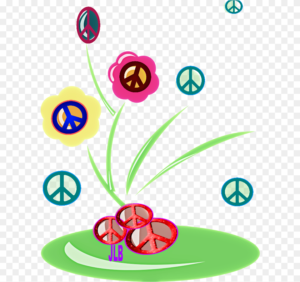 Peace Sign Clipart Nirvana Peace Symbols Peace And Love Simbolo, Art, Floral Design, Graphics, Pattern Free Png Download