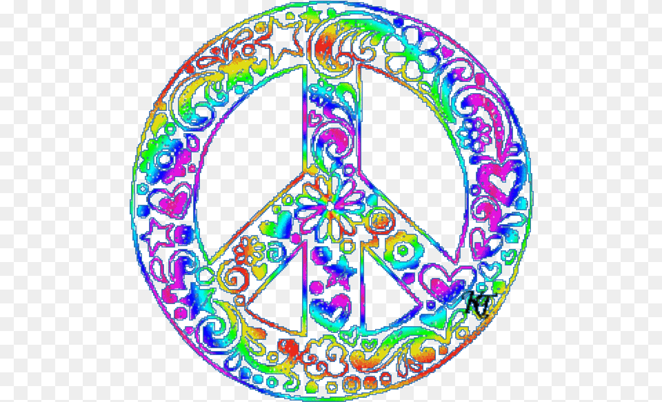 Peace Sign Clipart Trippy Hippie Peace Sign Gif, Purple, Art, Pattern, Vehicle Free Transparent Png