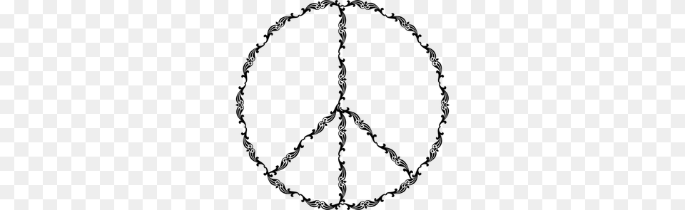 Peace Sign Symbol Clip Art, Gray Png Image