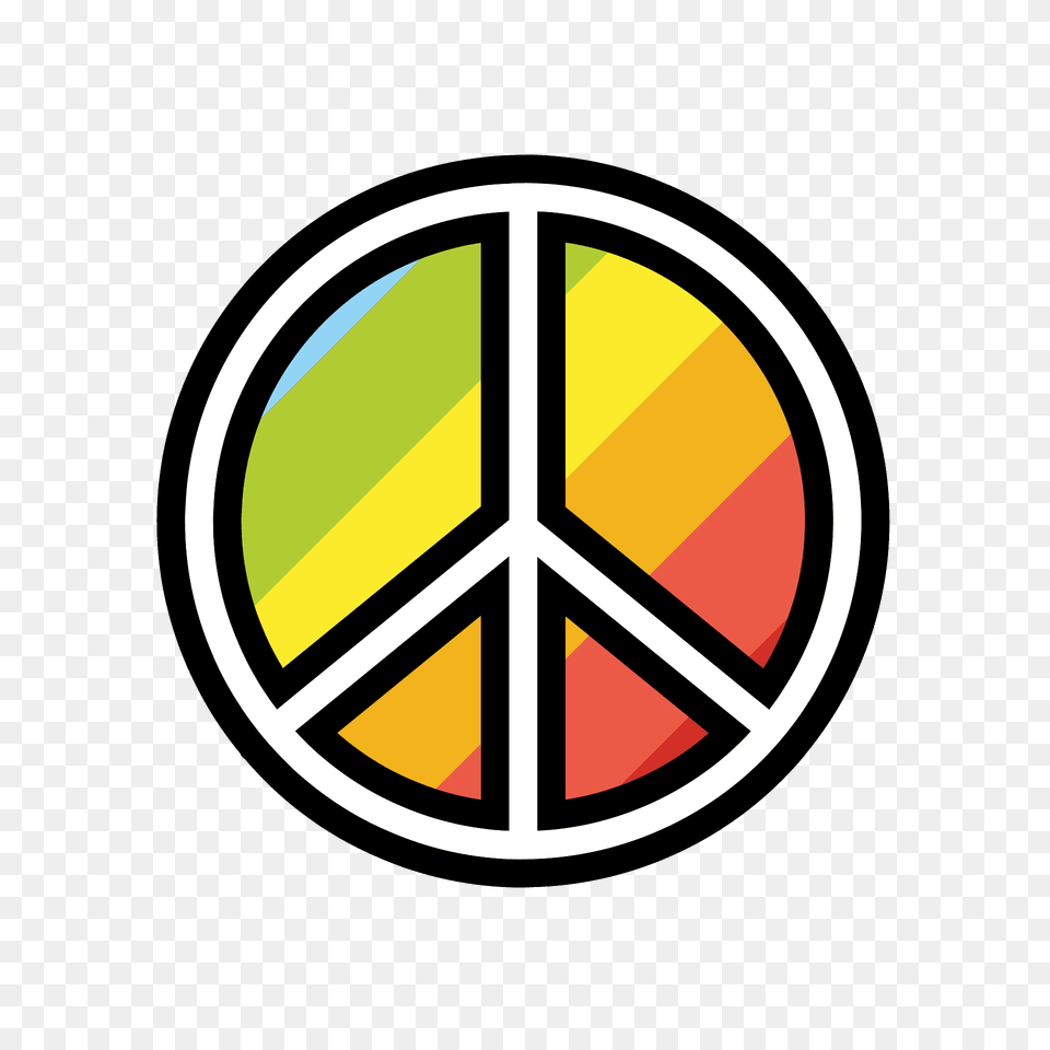 Peace Symbol Emoji Clipart, Logo, Emblem Free Transparent Png