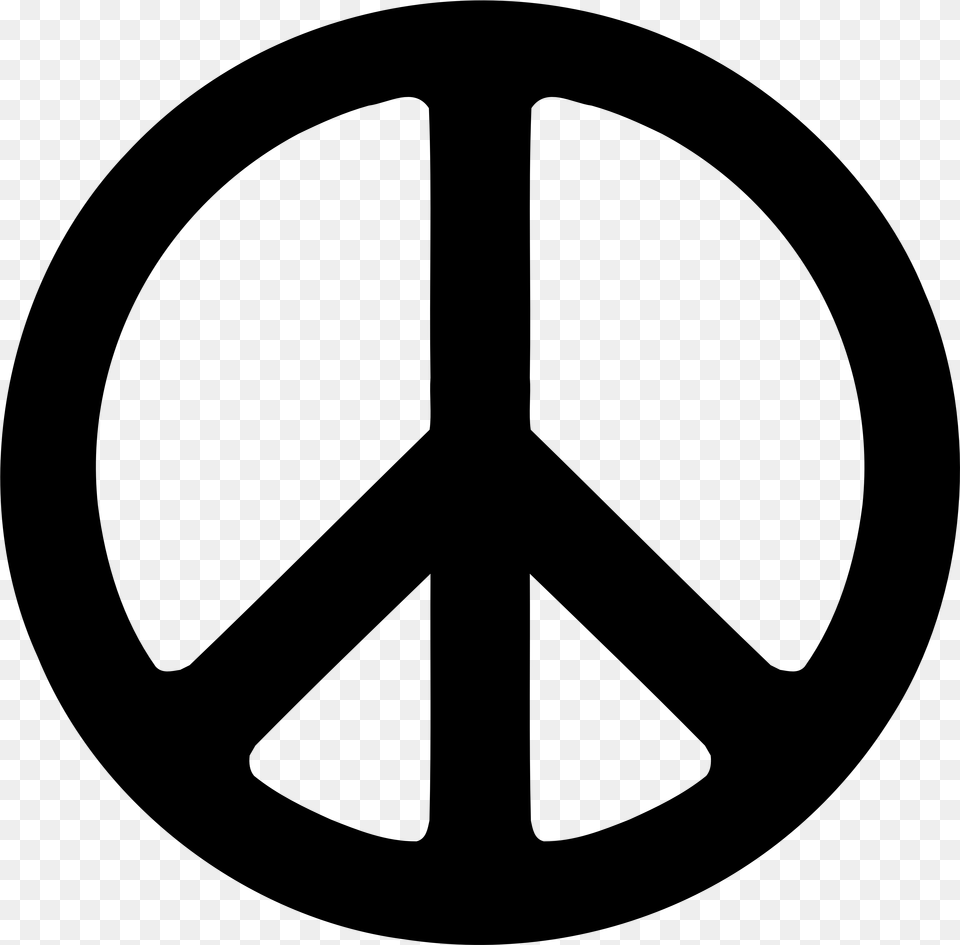 Peace Symbol Images Download, Gray Free Transparent Png