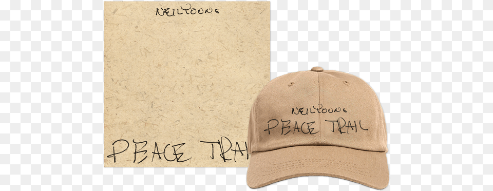 Peace Trail Organic Hat Amp Cd Bundle Neil Young Peace Trail Cd, Baseball Cap, Cap, Clothing, Text Png Image