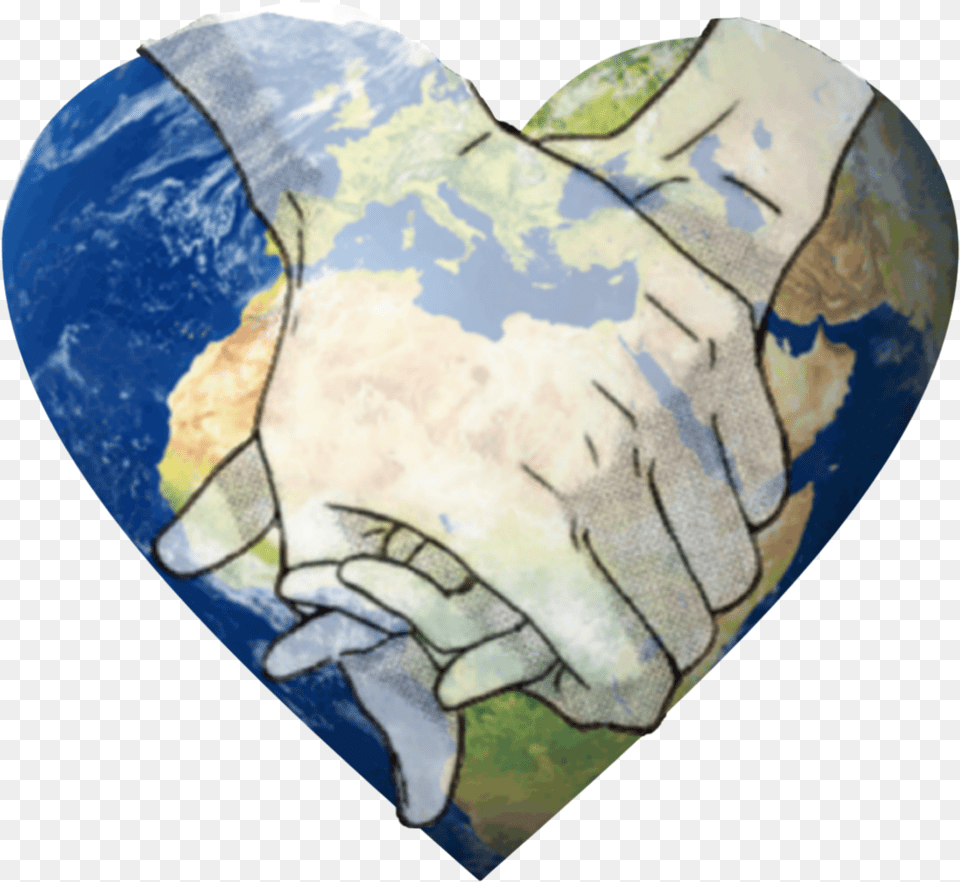 Peace World Handshake Coexist Global Cooperation Planet Earth Transparent Background, Baby, Person, Astronomy, Outer Space Png