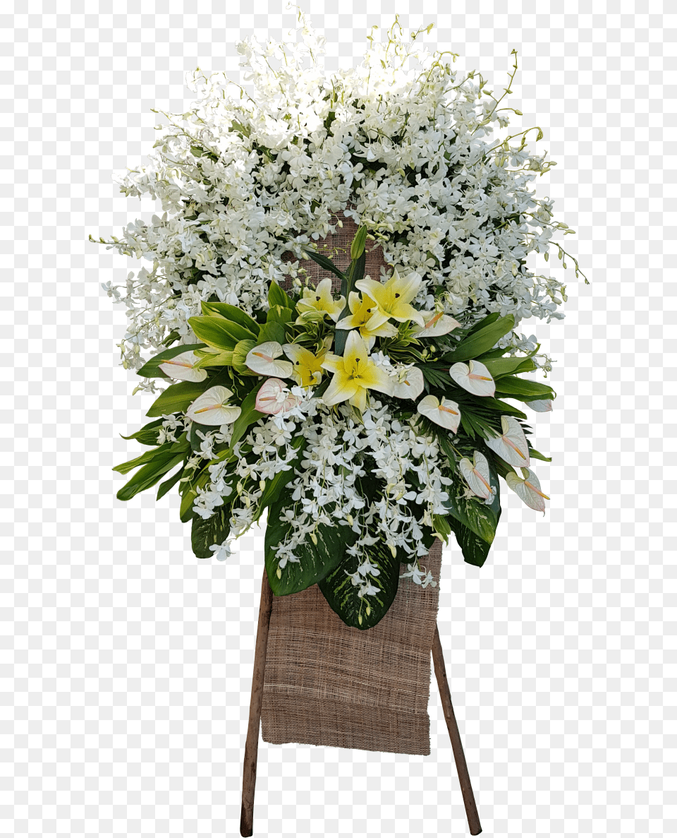 Peaceful Spray Manila Blooms Bouquet, Flower, Flower Arrangement, Flower Bouquet, Plant Free Png