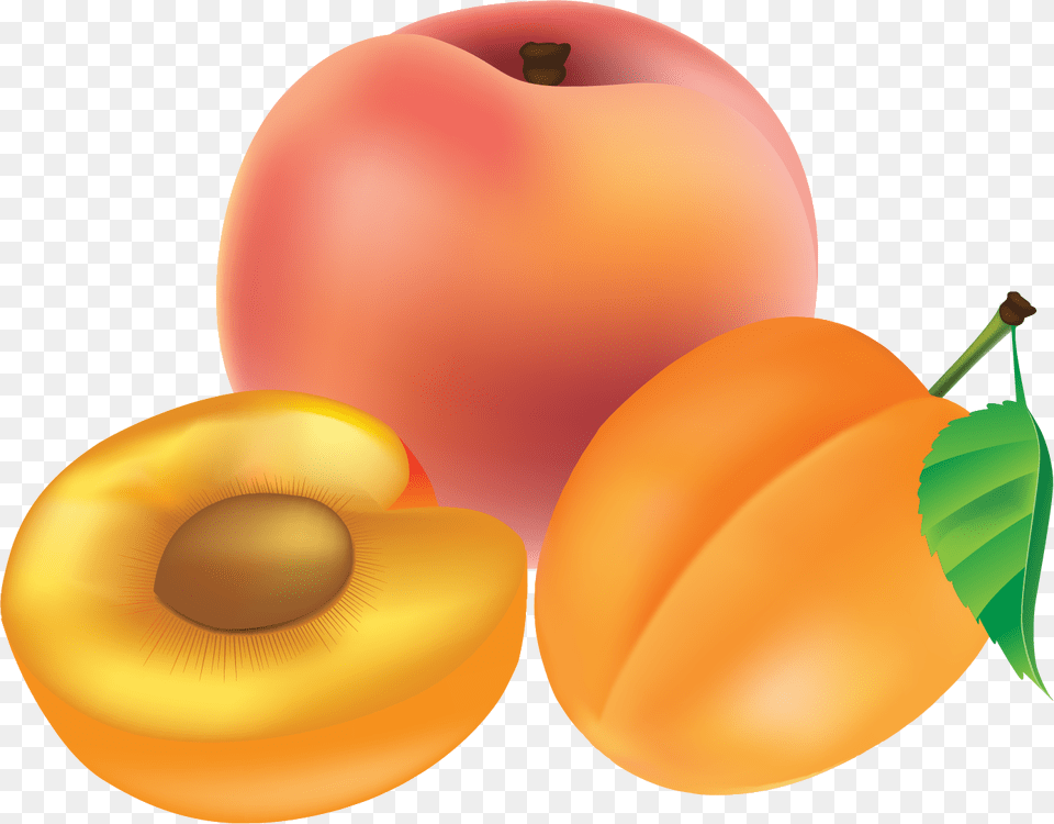 Peach, Food, Fruit, Plant, Produce Free Png