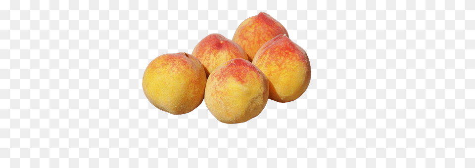 Peach Apple, Food, Fruit, Plant Png Image