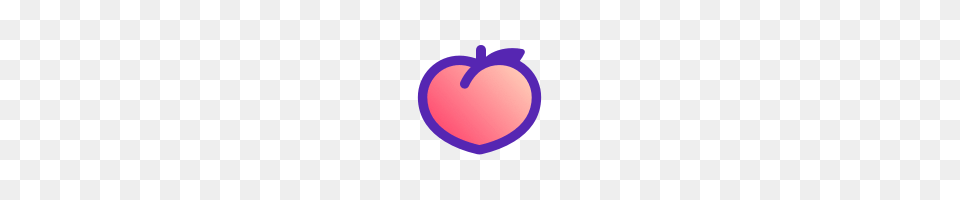 Peach, Heart, Apple, Food, Fruit Png Image