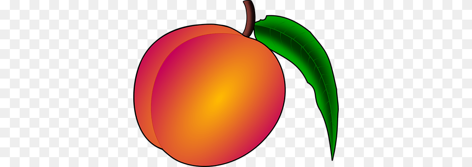 Peach Produce, Food, Fruit, Plant Png