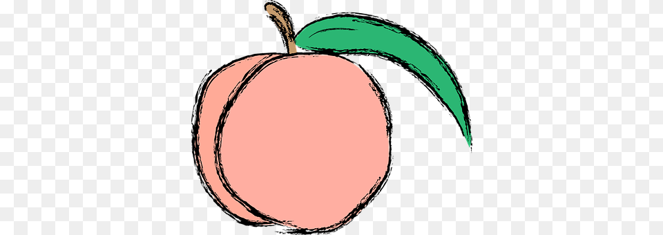 Peach Food, Fruit, Plant, Produce Free Transparent Png