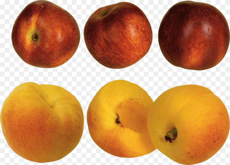 Peach, Apple, Food, Fruit, Plant Free Png Download