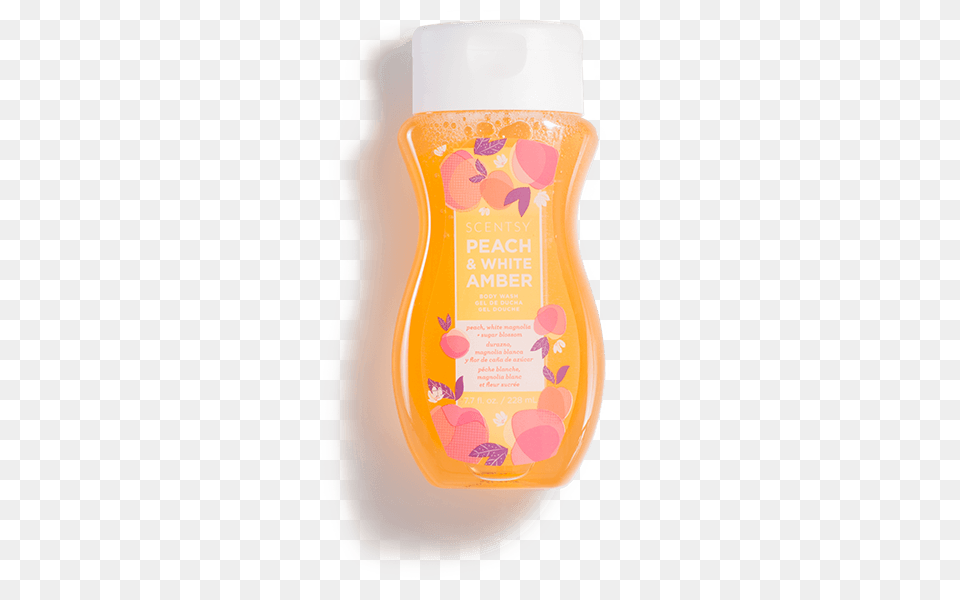Peach Amp White Amber Scentsy Skinny Dippin Body Wash, Bottle, Lotion, Cosmetics, Sunscreen Free Png